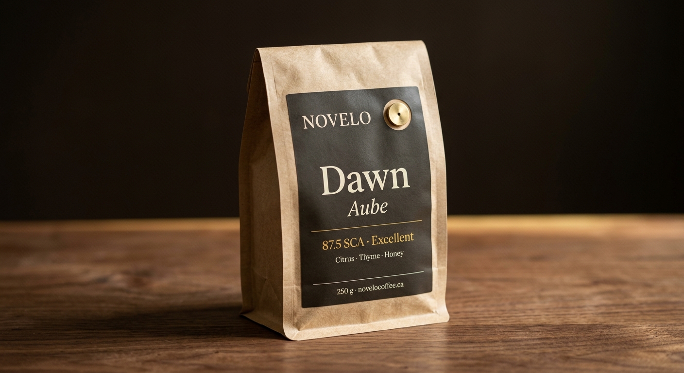 Novelo Dawn — Washed, AA grade East African specialty coffee